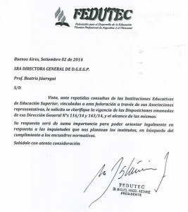 Nota a la Prof. Jáuregui - 02-09-14